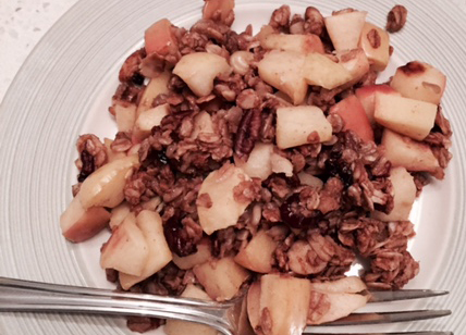 Yummy and healthy “apple crisp” – without added sugar!